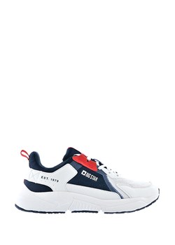 BIG STAR Sneakersy w kolorze biało-granatowym ze sklepu Limango Polska w kategorii Buty sportowe męskie - zdjęcie 170637271