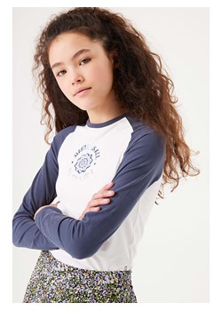 Garcia Koszulka w kolorze granatowo-białym ze sklepu Limango Polska w kategorii Bluzki dziewczęce - zdjęcie 170637962