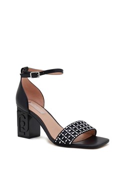 Liu Jo Skórzane sandały na słupku VIOLET ze sklepu Gomez Fashion Store w kategorii Sandały damskie - zdjęcie 170638893