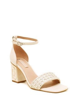 Liu Jo Skórzane sandały na słupku VIOLET ze sklepu Gomez Fashion Store w kategorii Sandały damskie - zdjęcie 170638894