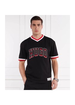 HUGO T-shirt duava | Relaxed fit ze sklepu Gomez Fashion Store w kategorii T-shirty męskie - zdjęcie 170638951