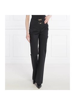 Pinko Spodnie z paskiem | flare fit | high waist ze sklepu Gomez Fashion Store w kategorii Spodnie damskie - zdjęcie 170639412
