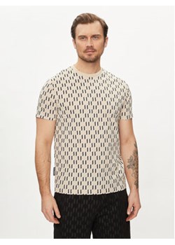 KARL LAGERFELD T-Shirt 755074 542251 Beżowy Regular Fit ze sklepu MODIVO w kategorii T-shirty męskie - zdjęcie 170640502