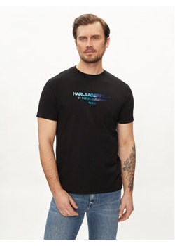 KARL LAGERFELD T-Shirt 755062 542241 Czarny Regular Fit ze sklepu MODIVO w kategorii T-shirty męskie - zdjęcie 170641123