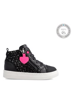 Garvalin Skórzane sneakersy w kolorze czarnym ze sklepu Limango Polska w kategorii Trampki dziecięce - zdjęcie 170641621