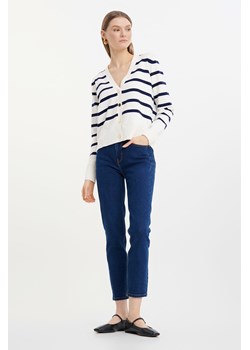 Spodnie jeansowe damskie slim push up granatowe ze sklepu 5.10.15 w kategorii Jeansy damskie - zdjęcie 170641991