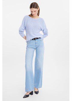 Sweter oversize niebieski z surowa strukturą niebieski ze sklepu 5.10.15 w kategorii Swetry damskie - zdjęcie 170642120