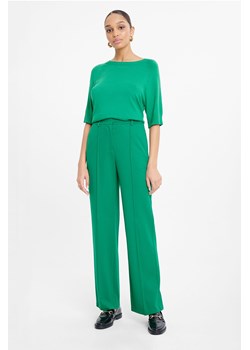 Spodnie klasyczne damskie zielone ze sklepu 5.10.15 w kategorii Spodnie damskie - zdjęcie 170642192