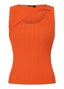 DKNY Top damski Kobiety drobna dzianina pomarańczowy jednolity ze sklepu vangraaf w kategorii Bluzki damskie - zdjęcie 170642480