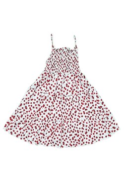 Deux ans de vacances Sukienka w kolorze biało-czerwonym ze sklepu Limango Polska w kategorii Sukienki dziewczęce - zdjęcie 170644011