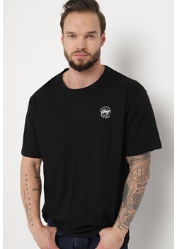 Czarna Koszulka Bawełniana z Nadrukiem Fuatte ze sklepu Born2be Odzież w kategorii T-shirty męskie - zdjęcie 170646333