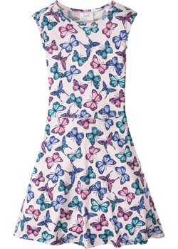 Sukienka dziewczęca z nadrukiem w motyle ze sklepu bonprix w kategorii Sukienki dziewczęce - zdjęcie 170647493