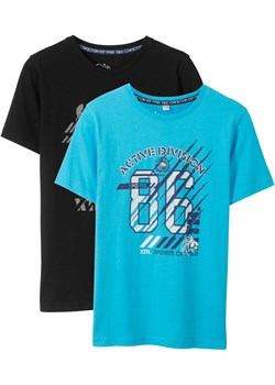 T-shirt chłopięcy (2 szt.), bawełna organiczna ze sklepu bonprix w kategorii T-shirty chłopięce - zdjęcie 170647561