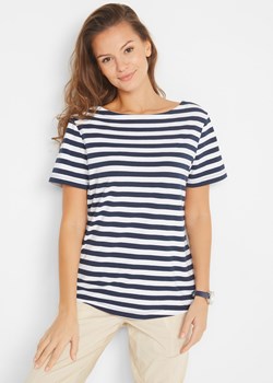 T-shirt z dekoltem łódką ze sklepu bonprix w kategorii Bluzki damskie - zdjęcie 170647914