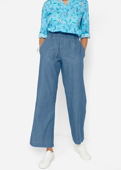 Lekkie dżinsy z gumką w talii, szerokie nogawki ze sklepu bonprix w kategorii Jeansy damskie - zdjęcie 170648841