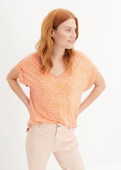 Shirt z wiskozy z dekoltem w serek ze sklepu bonprix w kategorii Bluzki damskie - zdjęcie 170649791