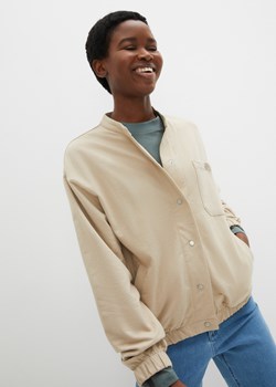 Bluza rozpinana z plisą guzikową ze sklepu bonprix w kategorii Bluzy damskie - zdjęcie 170650110