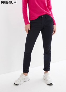 Spodnie twillowe Essential w fasonie z 4 kieszeniami, Slim Fit ze sklepu bonprix w kategorii Spodnie damskie - zdjęcie 170650203