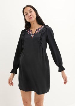 Sukienka ciążowa i do karmienia piersią, z haftem ze sklepu bonprix w kategorii Sukienki ciążowe - zdjęcie 170650562