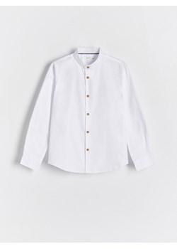 Reserved - Koszula regular fit - biały ze sklepu Reserved w kategorii Koszule chłopięce - zdjęcie 170651401