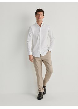 Reserved - Koszula slim fit - biały ze sklepu Reserved w kategorii Koszule męskie - zdjęcie 170651423