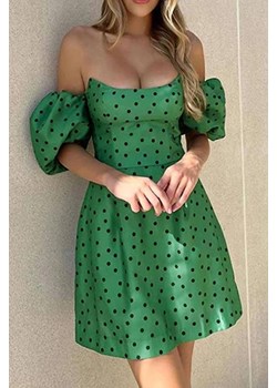 Sukienka BOMBETA GREEN ze sklepu Ivet Shop w kategorii Sukienki - zdjęcie 170651782