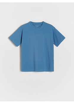 Reserved - Bawełniany t-shirt oversize - granatowy ze sklepu Reserved w kategorii T-shirty chłopięce - zdjęcie 170653001