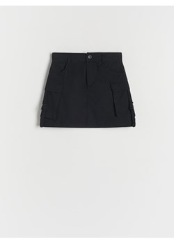 Reserved - Spódnica z kieszeniami cargo - czarny ze sklepu Reserved w kategorii Spódnice dziewczęce - zdjęcie 170653120