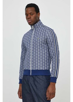 Lacoste bluza męska kolor niebieski wzorzysta ze sklepu ANSWEAR.com w kategorii Bluzy męskie - zdjęcie 170653513