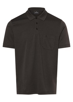Ragman Męska koszulka polo Mężczyźni antracytowy jednolity ze sklepu vangraaf w kategorii T-shirty męskie - zdjęcie 170654960
