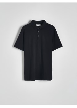 Reserved - Koszulka polo regular - czarny ze sklepu Reserved w kategorii T-shirty męskie - zdjęcie 170655690
