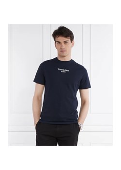 Tommy Jeans T-shirt ENTRY TEE EXT | Slim Fit ze sklepu Gomez Fashion Store w kategorii T-shirty męskie - zdjęcie 170657493