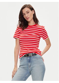 Tommy Hilfiger T-Shirt New Cody WW0WW40587 Czerwony Slim Fit ze sklepu MODIVO w kategorii Bluzki damskie - zdjęcie 170663923