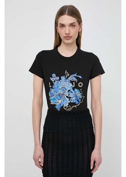 Liu Jo t-shirt damski kolor czarny ze sklepu ANSWEAR.com w kategorii Bluzki damskie - zdjęcie 170664800