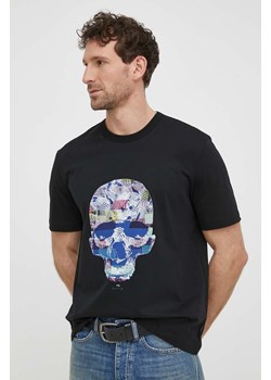 PS Paul Smith t-shirt bawełniany męski kolor czarny z nadrukiem M2R.731Y.MP4539 ze sklepu ANSWEAR.com w kategorii T-shirty męskie - zdjęcie 170664874