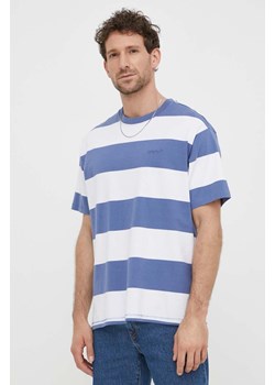 Levi&apos;s t-shirt bawełniany męski kolor niebieski wzorzysty ze sklepu ANSWEAR.com w kategorii T-shirty męskie - zdjęcie 170664893