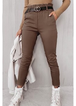 Spodnie BONTENA BROWN ze sklepu Ivet Shop w kategorii Spodnie damskie - zdjęcie 170665240