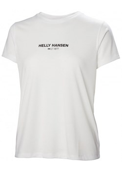 Damska koszulka treningowa Helly Hansen Allure - biała ze sklepu Sportstylestory.com w kategorii Bluzki damskie - zdjęcie 170665992