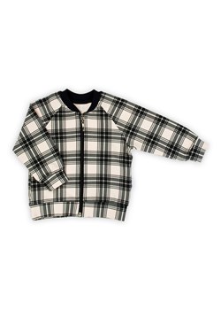 Bluza dresowa chłopięca rozpinana w kratkę czarna ze sklepu 5.10.15 w kategorii Bluzy chłopięce - zdjęcie 170683312