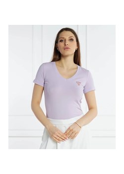 GUESS T-shirt VN MINI TRIANGLE | Slim Fit ze sklepu Gomez Fashion Store w kategorii Bluzki damskie - zdjęcie 170683462