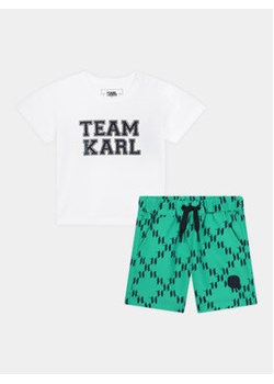Karl Lagerfeld Kids Komplet t-shirt i spodenki Z30131 S Kolorowy Regular Fit ze sklepu MODIVO w kategorii Komplety chłopięce - zdjęcie 170684842