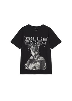 Cropp - Czarny t-shirt Billie Eilish - czarny ze sklepu Cropp w kategorii Bluzki damskie - zdjęcie 170693832
