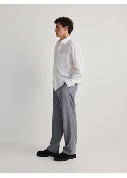 Reserved - Koszula boxy fit - biały ze sklepu Reserved w kategorii Koszule męskie - zdjęcie 170695012