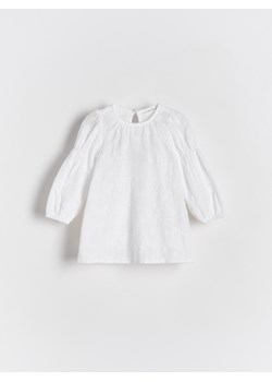 Reserved - Sukienka w kwiaty - złamana biel ze sklepu Reserved w kategorii Sukienki niemowlęce - zdjęcie 170695030