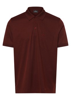 Ragman Męska koszulka polo Mężczyźni bordowy marmurkowy ze sklepu vangraaf w kategorii T-shirty męskie - zdjęcie 170695063