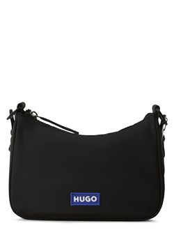 HUGO BLUE Damska torba na ramię - Vytal Hobo Kobiety czarny jednolity ze sklepu vangraaf w kategorii Torebki bagietki - zdjęcie 170695091