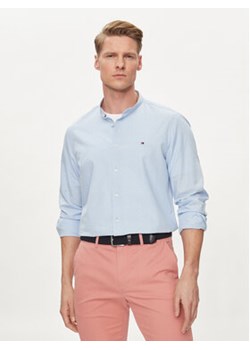 Tommy Hilfiger Koszula MW0MW34650 Niebieski Slim Fit ze sklepu MODIVO w kategorii Koszule męskie - zdjęcie 170696511