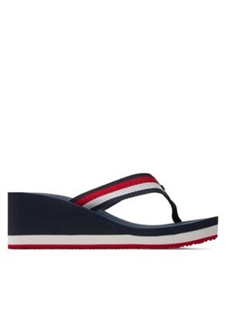 Tommy Hilfiger Japonki Corporate Wedge Beach Sandal FW0FW07987 Kolorowy ze sklepu MODIVO w kategorii Klapki damskie - zdjęcie 170696870