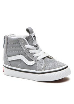 Vans Sneakersy Sk8-Hi Zip VN000XG5BM71 Szary ze sklepu MODIVO w kategorii Buciki niemowlęce - zdjęcie 170696901