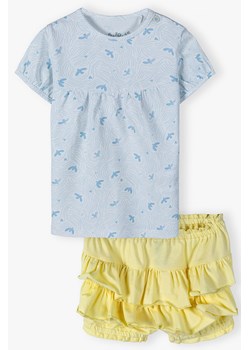 Kolorowy komplet – tshirt i spodenki dla niemowlaka ze sklepu 5.10.15 w kategorii Komplety niemowlęce - zdjęcie 170697631